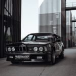 black vintage bmw car